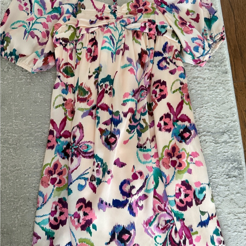 Zara Kids Floral Dress - Pink and Purple